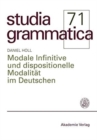 Image for Modale Infinitive Und Dispositionelle Modalitat Im Deutschen