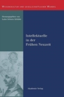 Image for Intellektuelle in Der Fruhen Neuzeit