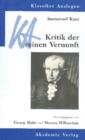 Image for Immanuel Kant: Kritik der reinen Vernunft