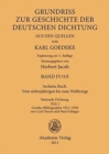 Image for Sechstes Buch: Vom Siebenjahrigen Bis Zum Weltkriege : Nationale Dichtung. Goethe-Bibliographie 1912-1950 Von Carl Diesch Und Paul Schlager