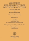 Image for Achtes Buch: Vom Frieden 1815 Bis Zur Franzoesischen Revolution 1830 : Dichtung Der Allgemeinen Bildung. Abteilung IX