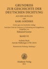 Image for Siebentes Buch: Zeit des Weltkrieges (1790-1815): Phantastische Dichtung. Abteilung I