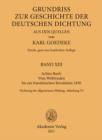 Image for Achtes Buch: Vom Weltfrieden bis zur franzosischen Revolution 1830: Dichtung der allgemeinen Bildung. Abteilung VI