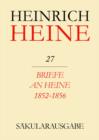 Image for Briefe an Heine 1852-1856.