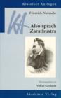 Image for Friedrich Nietzsche: Also sprach Zarathustra