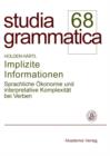 Image for Implizite Informationen: Sprachliche Okonomie und interpretative Komplexitat bei Verben