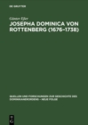 Image for Josepha Dominica Von Rottenberg (1676-1738): Ihr Leben Und Ihr Geistliches Werk