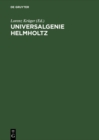 Image for Universalgenie Helmholtz: Ruckblick nach 100 Jahren