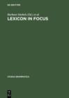 Image for Lexicon in Focus