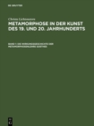 Image for Die Wirkungsgeschichte der Metamorphosenlehre Goethes: Von Philipp Otto Runge bis Joseph Beuys
