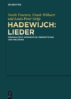 Image for Hadewijch: Lieder: Originaltext, Kommentar, Ubersetzung und Melodien