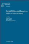 Image for Partial Differential Equations Models in Physics and Biology
