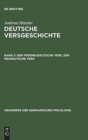 Image for Der fruhneudeutsche Vers. Der neudeutsche Vers
