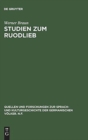Image for Studien Zum Ruodlieb : Ritterideal, Erzahlstruktur Und Darstellungsstil