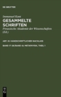 Image for Gesammelte Schriften, Band 17 (III/Band 4), Metaphysik, Theil 1