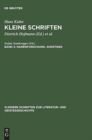 Image for Kleine Schriften, Band 3, Namenforschung. Sonstiges