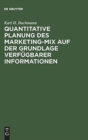 Image for Quantitative Planung Des Marketing-Mix Auf Der Grundlage Verfugbarer Informationen