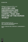 Image for Aufstieg und Niedergang der roemischen Welt (ANRW) / Rise and Decline of the Roman World, Band 3, Sprache und Literatur (1. Jahrhundert v. Chr.)