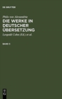 Image for Philo von Alexandria : Die Werke in deutscher Ubersetzung. Band 3
