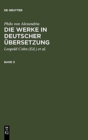 Image for Philo von Alexandria : Die Werke in deutscher Ubersetzung. Band 5