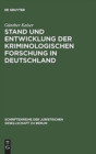 Image for Stand und Entwicklung der kriminologischen Forschung in Deutschland