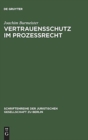 Image for Vertrauensschutz im Prozeßrecht