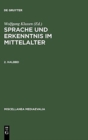 Image for Sprache Und Erkenntnis Im Mittelalter. 2. Halbbd