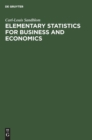 Image for Elementary Statistics for Business and Economics