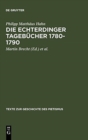 Image for Die Echterdinger Tagebucher 1780-1790
