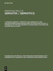 Image for Semiotik / Semiotics. 1. Teilband