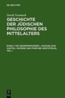 Image for Geschichte Der Judischen Philosophie Des Mittelalters