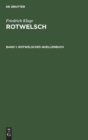 Image for Rotwelsches Quellenbuch