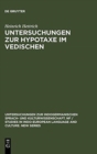 Image for Untersuchungen zur Hypotaxe im Vedischen