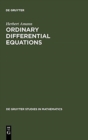 Image for Ordinary Differential Equations : An Introduction to Nonlinear Analysis