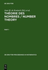 Image for Theorie des nombres / Number Theory : Proceedings of the International Number Theory Conference held at Universite Laval, July 5-18, 1987