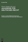 Image for Akademie fur Deutsches Recht, Bd III,2, Familienrechtsausschuss. Unterausschuss fur eheliches Guterrecht