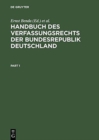 Image for Handbuch des Verfassungsrechts der Bundesrepublik Deutschland