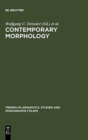Image for Contemporary Morphology