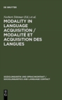 Image for Modality in Language Acquisition / Modalite et acquisition des langues