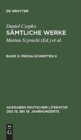Image for S?mtliche Werke, Band 5, Prosa-Schriften II