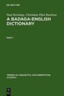 Image for A Badaga-English Dictionary
