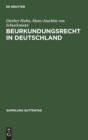 Image for Beurkundungsrecht in Deutschland