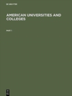 Image for American Universities and Colleges