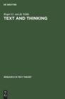 Image for Text and Thinking : On Some Roles of Thinking in Text Interpretation
