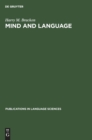 Image for Mind and Language : Essays on Descartes and Chomsky