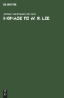 Image for Homage to W. R. Lee : Essays in English as a Foreign or Second Language