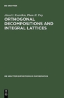 Image for Orthogonal Decompositions and Integral Lattices