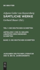 Image for S?mtliche Werke, Band 3, Die deutschen Schriften