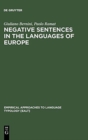 Image for Negative Sentences in the Languages of Europe