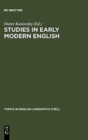 Image for Studies in Early Modern English